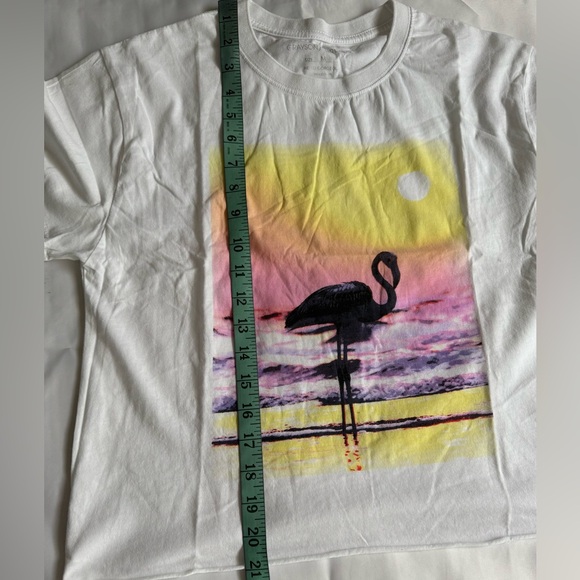 Grayson Threads White Flamingo Tee M - Picture 5 of 6